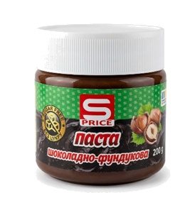 Паста S-Price 200г Шоколад-фундуков б/ц