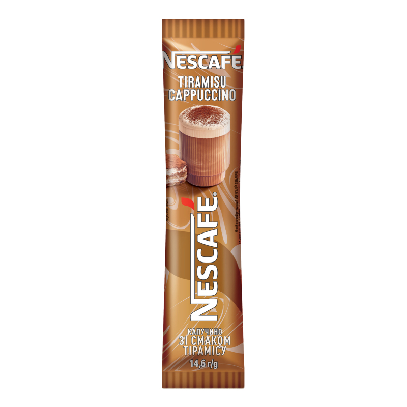 Напій кавов Nescafe 14,6г Капучино тірам