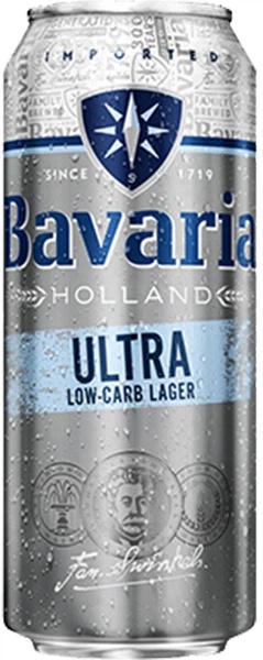 Пиво Bavaria 0,5л Ultra Low-Car 4,3% ж/б