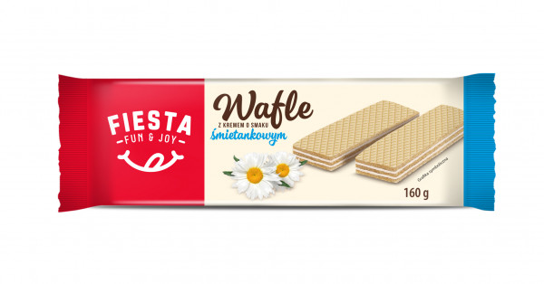 Вафлі Fiesta 160г Вершковий кремом