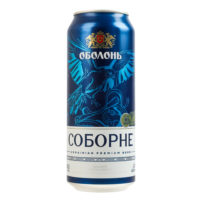 Пиво Оболонь 0,5л Соборне жб