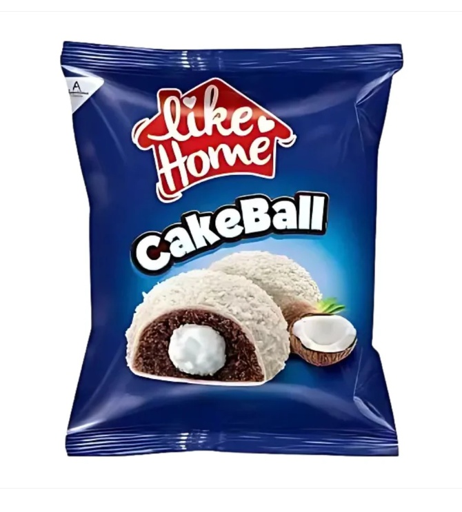 Кекс Like Home 40г Cake Ball З кокосом