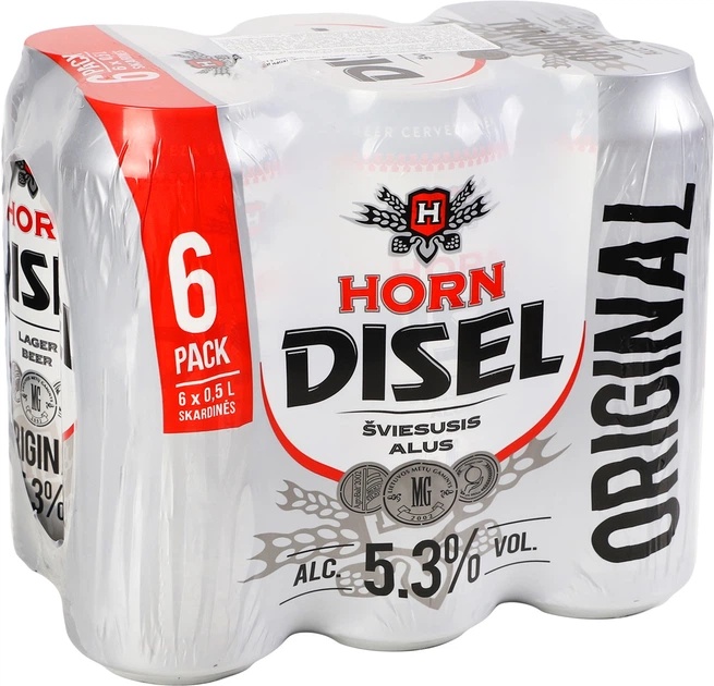 Пиво Horn Disel 0,5л*6штOrginal5,3%ж/б