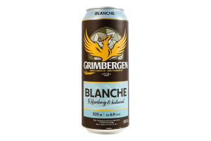 Пиво Grimbergen 0,5л Blanche 6% ж/б укр