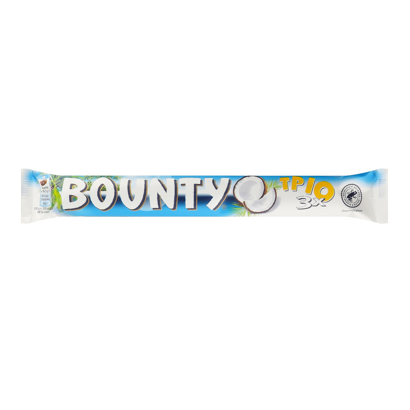 Батончик Bounty 28,5г*3шт Тріо