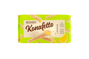 Трубочки ROSHEN 140г Konafetto лимон