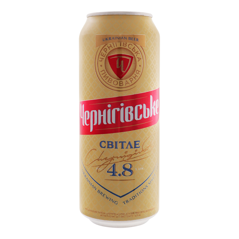 Пиво Чернігівське 0,5л Світле ж/б 4,8%