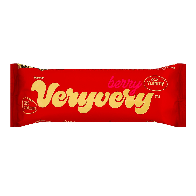 Батончик Veryvery 45г ПротеїнBerry з яг