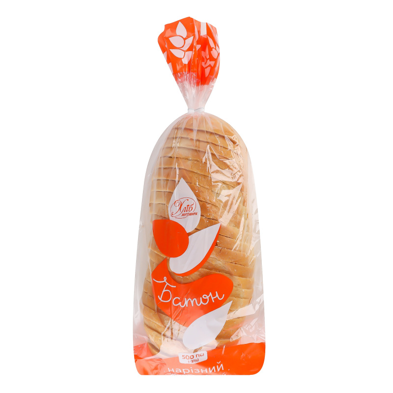 Батон Зол Коровай 500г Житомирський різ