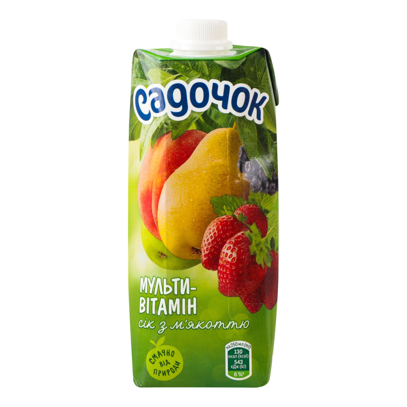 Сік Садочок 0,5л Мультивітамін
