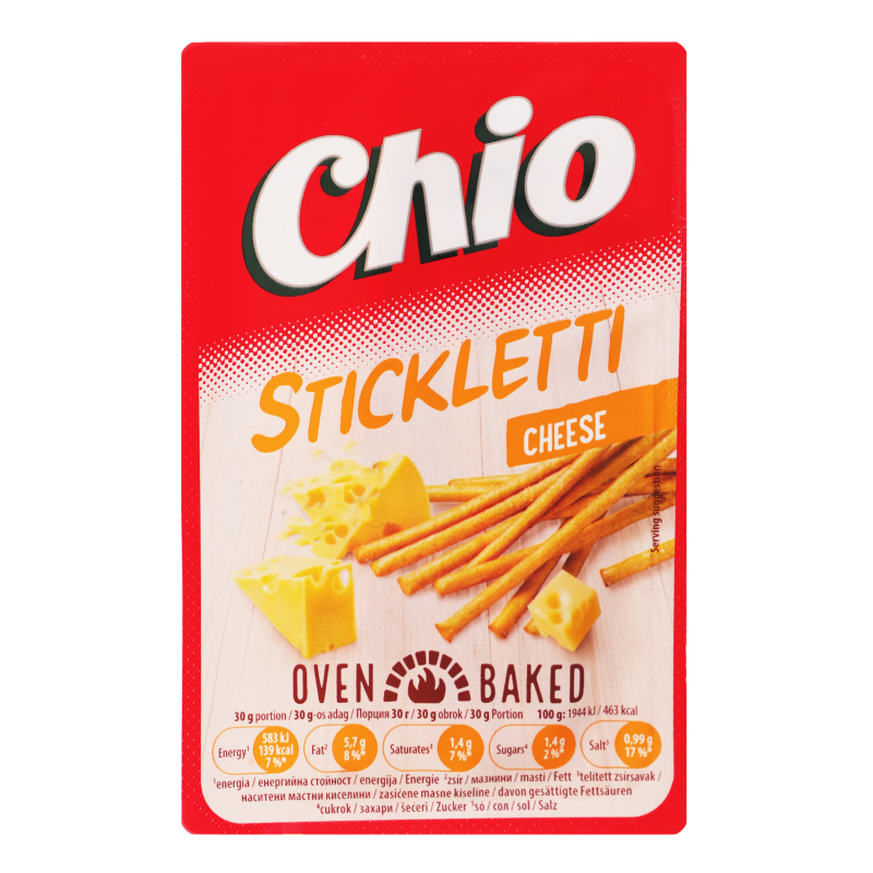 Соломка Chio 80г Stickletti Сир солона