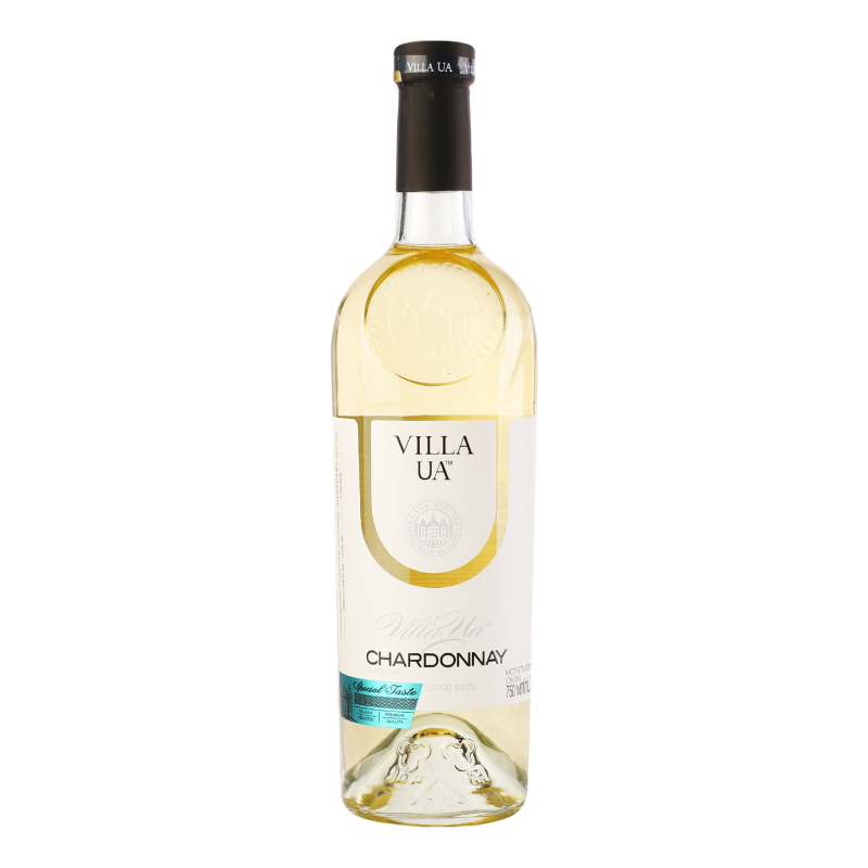 Вино Villa UA 0,75л Шардоне 9,5-14%