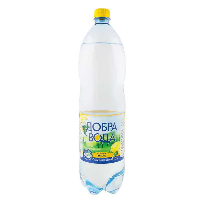 Вода Добра вода 1,5л Лимон