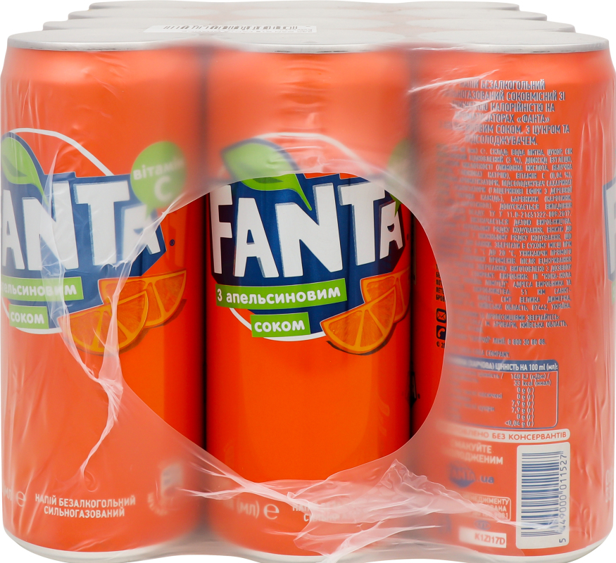 Напій Фанта 0,33л Апельсин ж/б