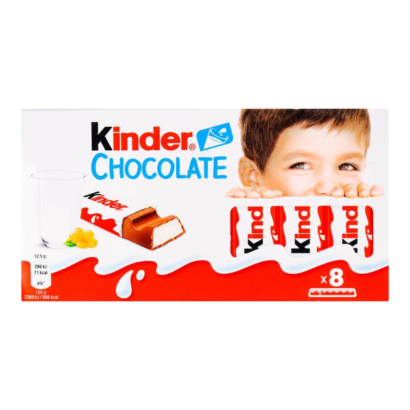 Шоколад Kinder 100г Молочний Т8