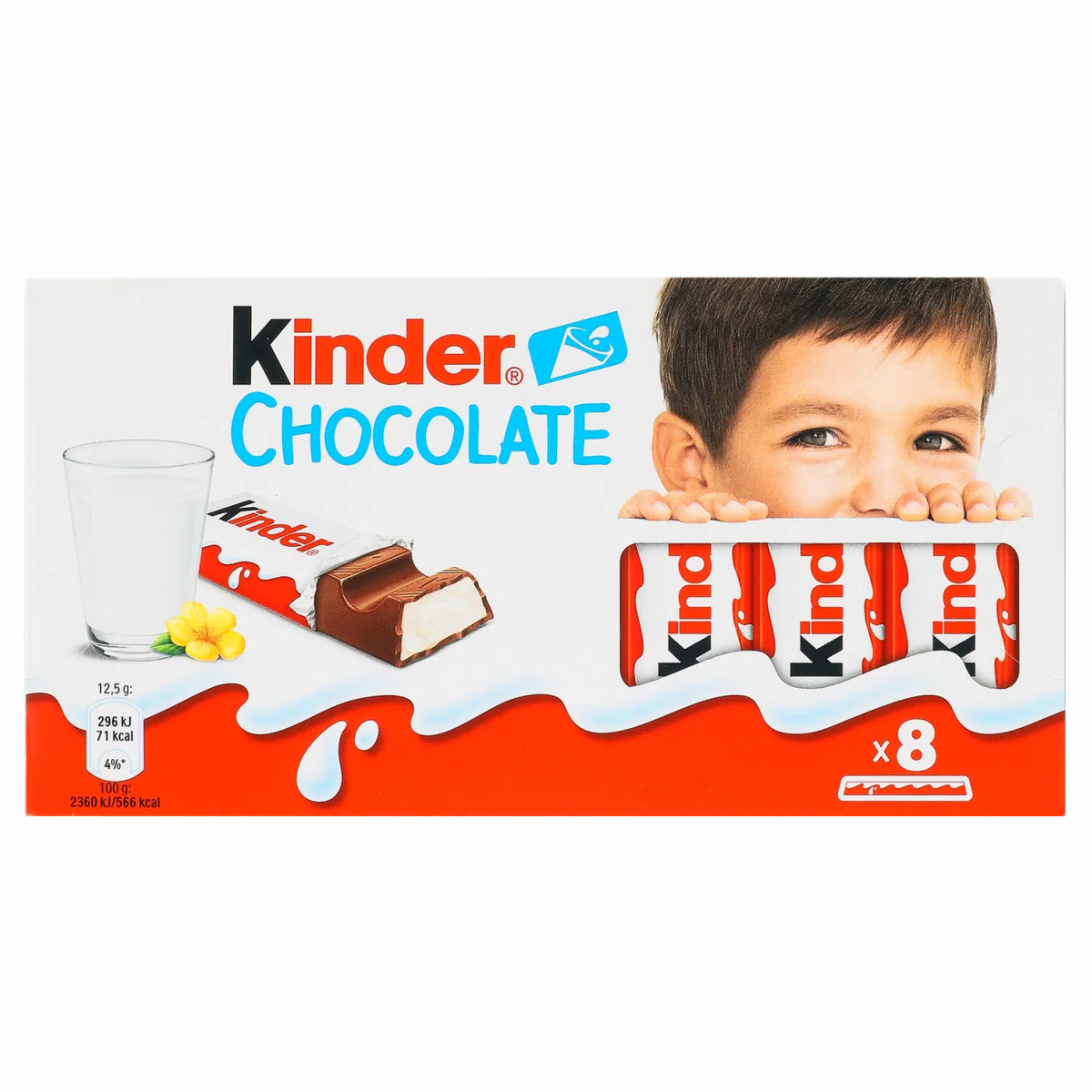 Шоколад Kinder 100г Молочний Т8