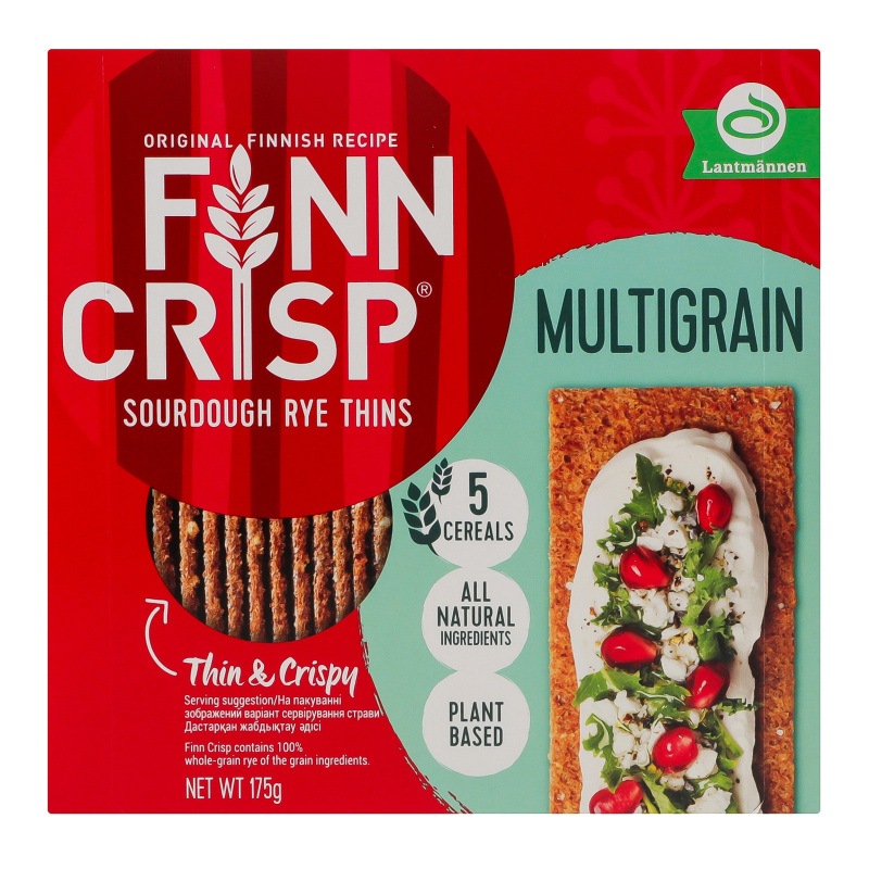 Сухарики FinnCrisp 175г житні Multigrain