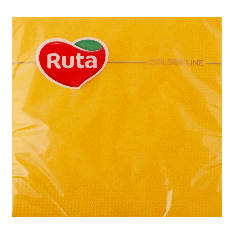 Серветки Ruta 33*33 20шт 3шар жовті