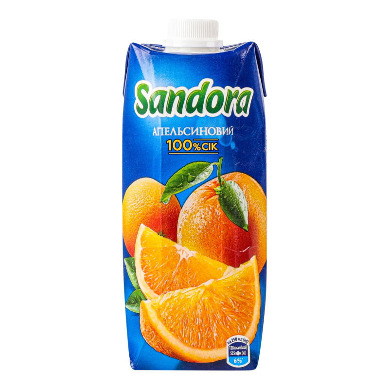 Сік Sandora 0,5л Апельсин
