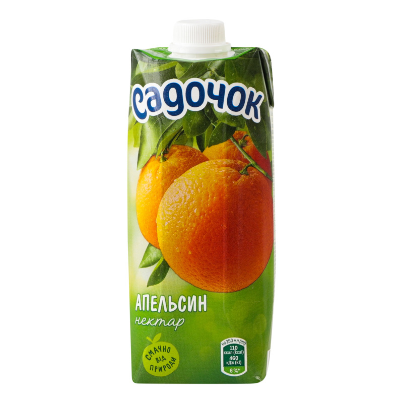 Нектар Садочок 0,5л Апельсин