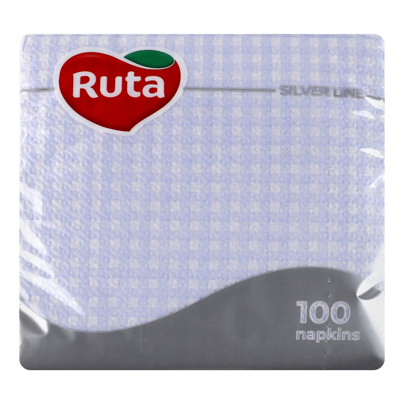 Серветки Ruta 100шт блакитні
