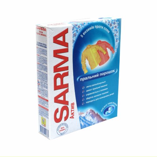 Пр.порошок Sarma 400г Актив Гірська свіж