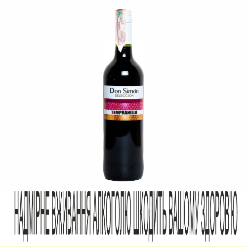 Вино Don Simon 0,75л Tempranil с ч 12,5%