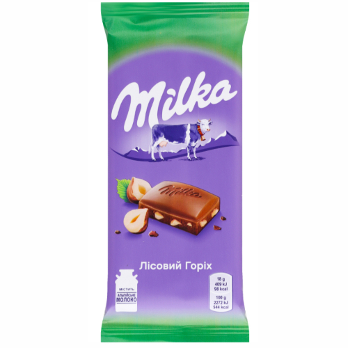 Шоколад Milka 90г Горіх