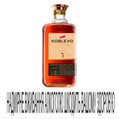 Коньяк Коблево 0,5л 3* орд 40%