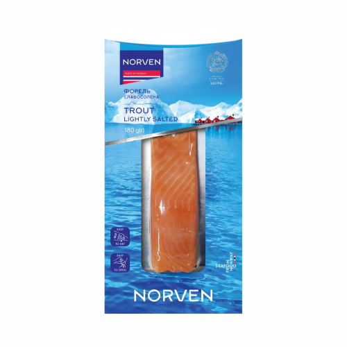 Риба Norven с/с 180г Форель філ-шмат вак
