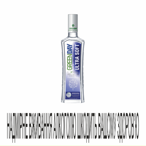Горілка Green Day 0,5л Ultra Soft 40%