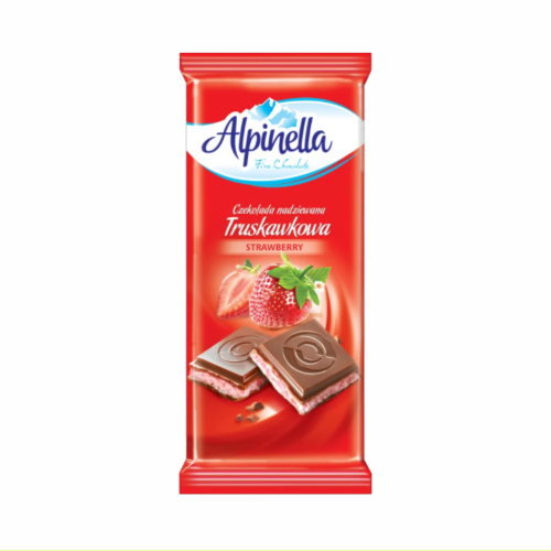 Шоколад Alpinella 100г Полуниця