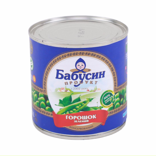 Горошок Бабусин Продукт 420г зел консерв