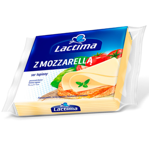 Сир Lactima пл 45% 130г Моцарела тост
