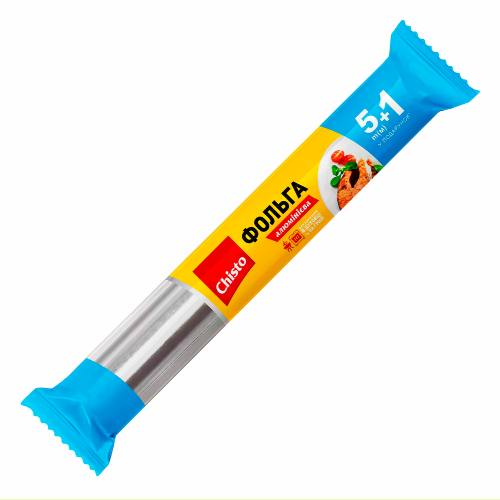 Фольга Chisto 5+1м д/харч прод алюм