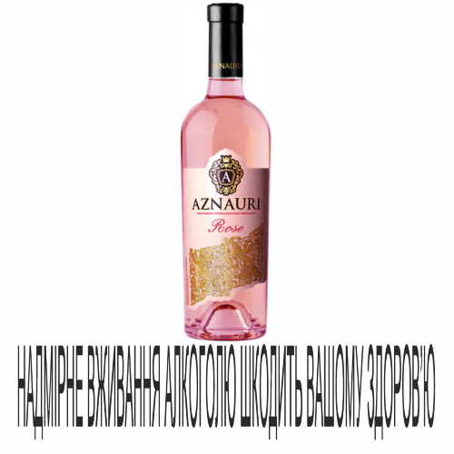 Вино Aznauri 0,75л Rose рожеве н/сол 13%