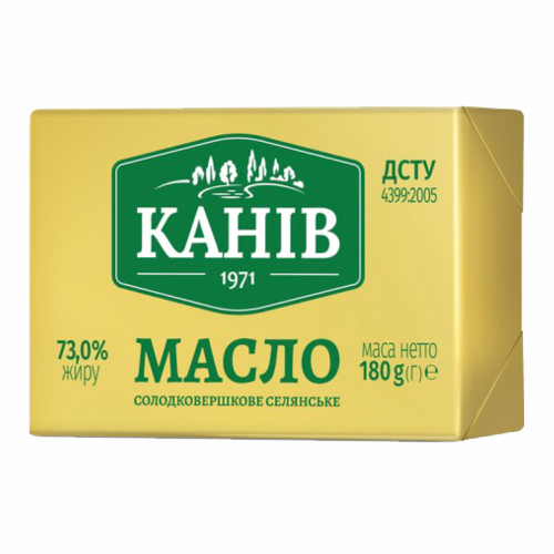 Масло Канів 73% 180г Селянське