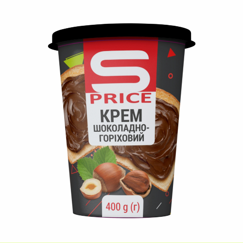 Крем S-Price 400г Шоколадно-горіховий
