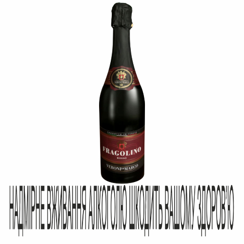 Напій осн вина Veroni 0,75л Frag Rosso7%