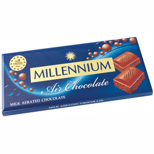 Шоколад Millennium 85г Молочний пористий