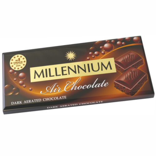 Шоколад Millennium 85г Чорний пористий