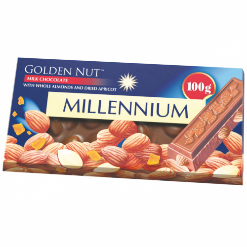 Шоколад Millennium 100г Голд Мигд Курага