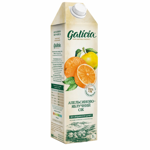 Сік Galicia 1л Апельсиново-яблучний