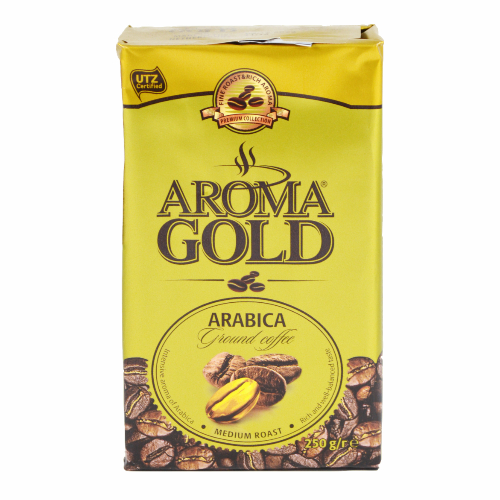 Кава AROMA GOLD 250г Натур мел смаж
