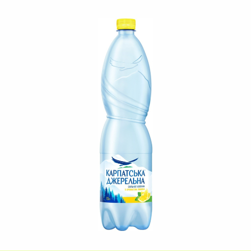 Мін вода Карпатська Джерельна 1,5л лимон