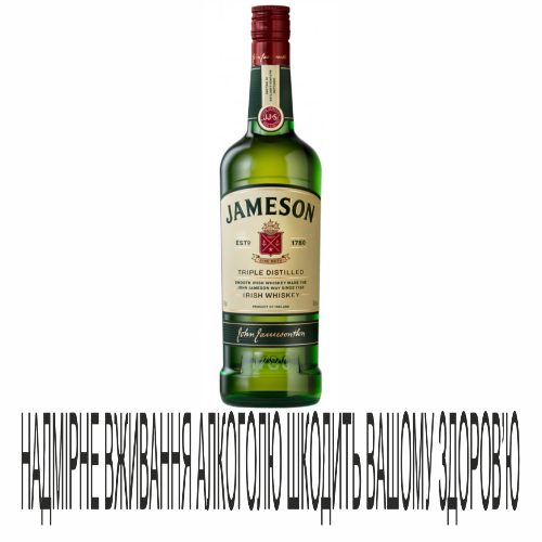 Віскі Jameson 0,7л 6 років 40%